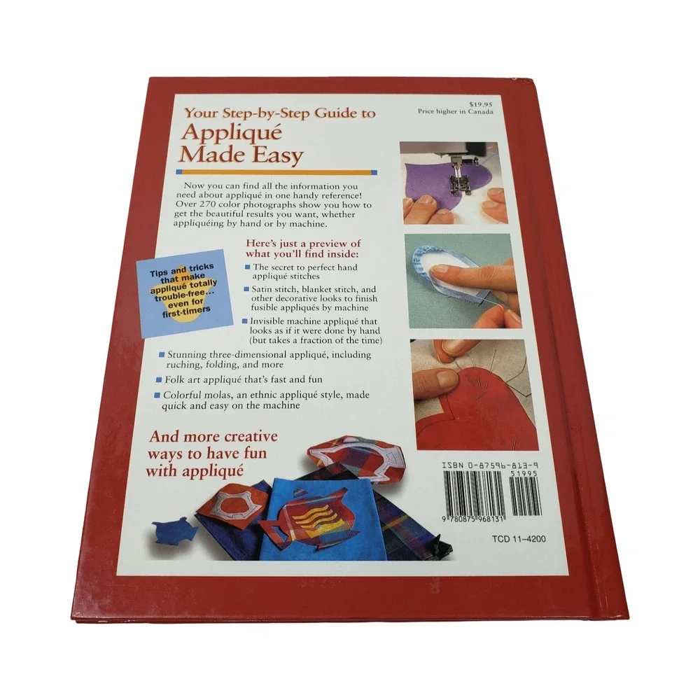 Applique Made Easy Rodale Successful Quilting Library Hardcover 1996 0875968139